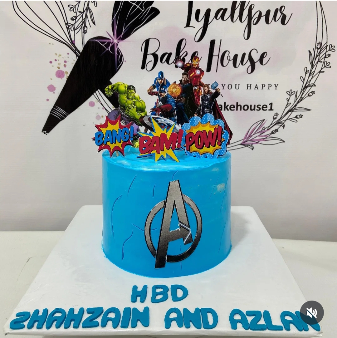Avenger's theme cake